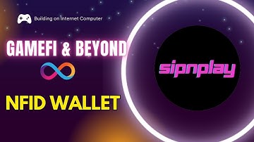 Best user friendly ICP wallet. NFID wallet tutorial by Sipnplay!