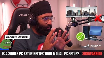 WHY IS SINGLE PC SETUP MORE USER FRIENDLY THAN A DOUBLE PC SETUP?