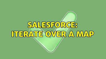 Salesforce: Iterate over a Map