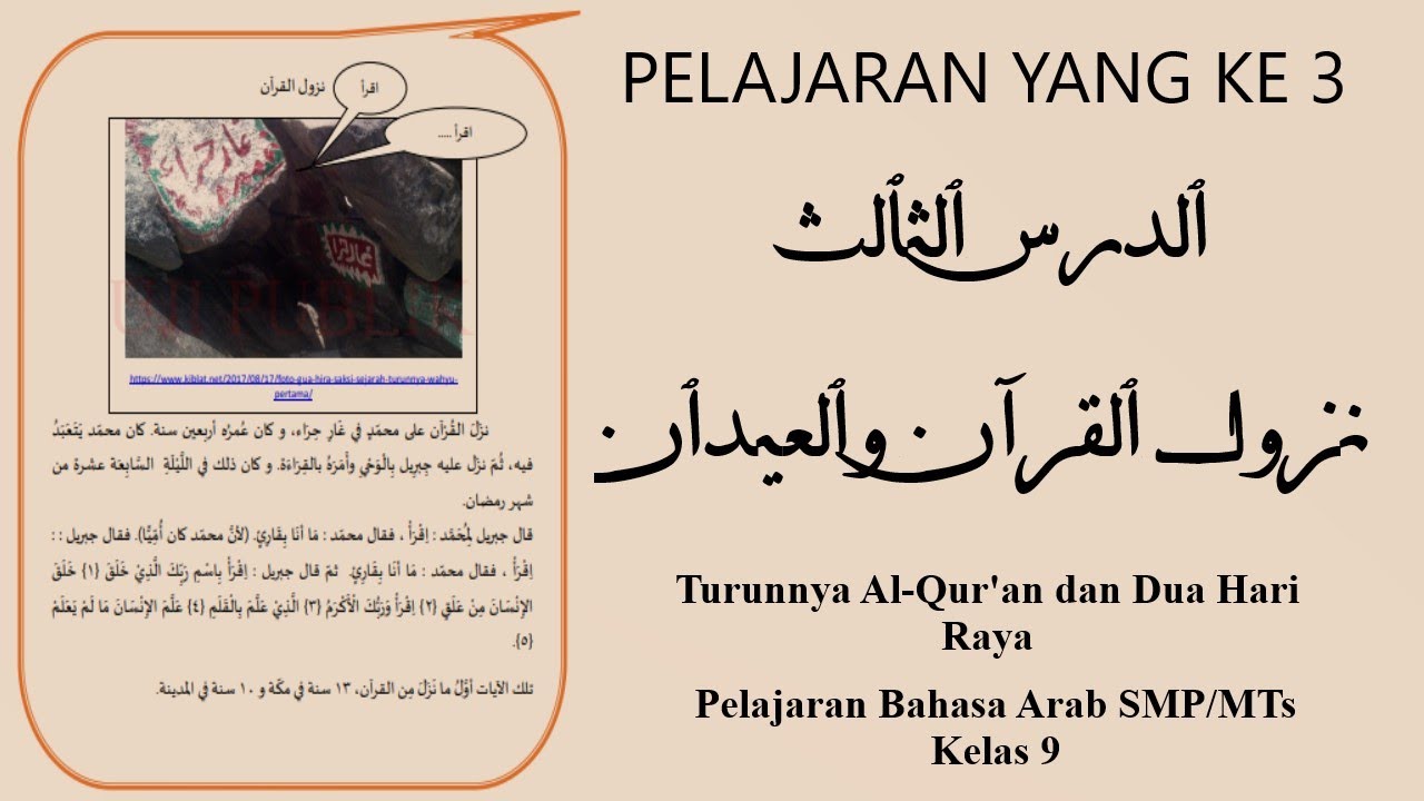 Lam Nafi Dan La Nahi Bhs Arab Kelas 9 Youtube