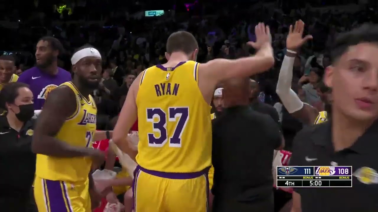 Matt Ryan forces OT with stunning shot as Lakers beat Pelicans – Orange  County Register