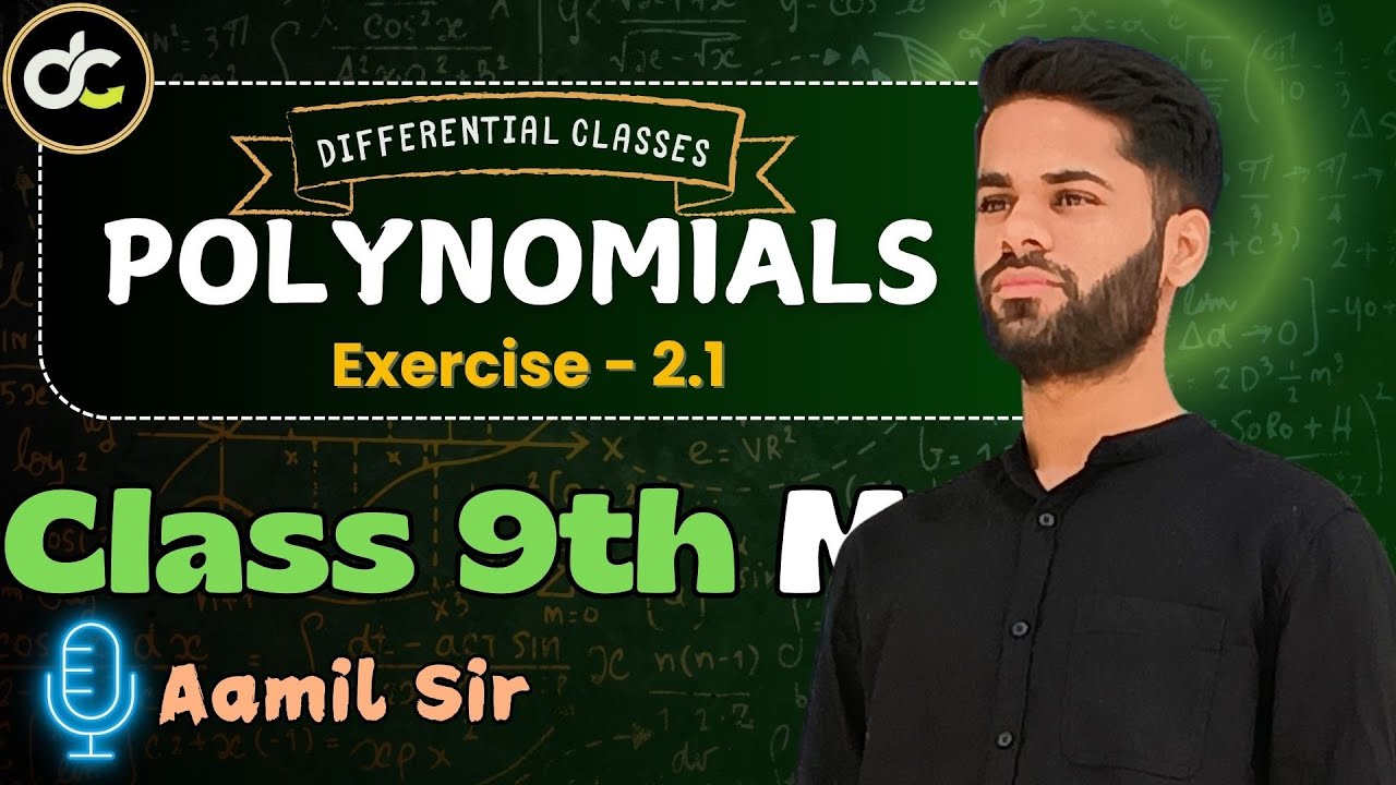 Class 9th Polynomials (Exercise 2.1) Complete Lecture(one shot) II ...