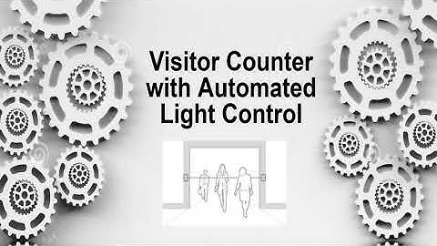 Arduino Bidirectional Visitor Counter | Person in Room | Automatic Light Control | Ultrasonic Sensor