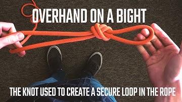 Knot Demo - Overhand on a Bight/Figure 8 on a Bight Knot| Campus Rec at CSU