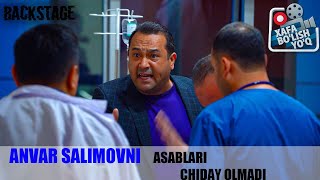 HAFA BO'LISH YO'Q 141-SONI BACKSTAGE  // ANVAR SALIMOVNI ASABLARI DOSH BERA OLMADI