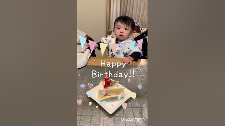 【誕生日】おめでとう！【1歳】