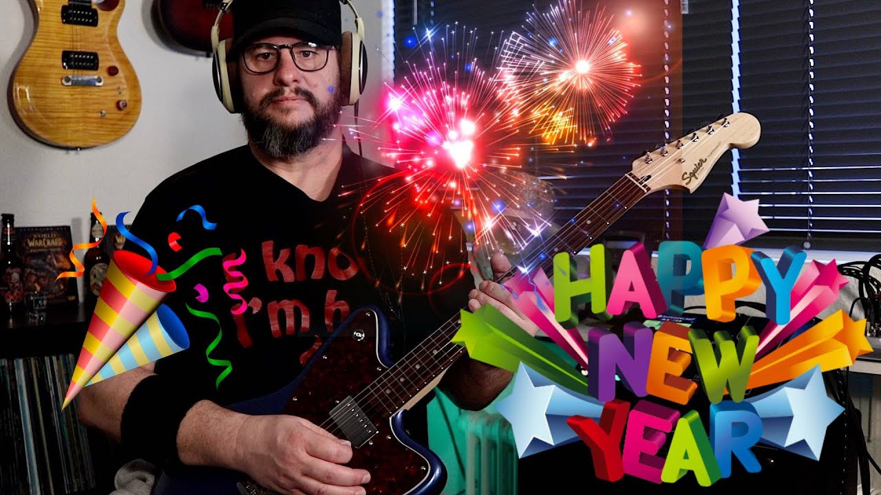 🎉 Happy New Year 2022 🎊 🥂🍾 Auld Lang Syne (Rock) 🧨 - YouTube