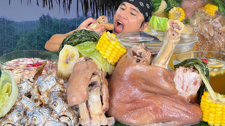 Pork Nilaga ( Pata ) & Crispy Sapsap Mukbang Pinoy Mukbang