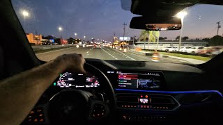 BMW X5M Competition POV Night Drive
