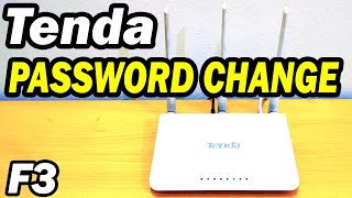 Tenda F3 Router Wi-Fi Password Change And Wifi Name Change