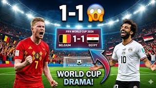 ⚽ Egypt Thought They Had It Won... Then Belgium Struck Back! | FIFA World Cup 2026 😱