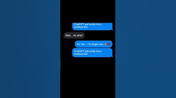 ChatGPT wrote me a breakup text 🤖💔