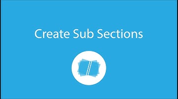 How to Create Sub Sections with Bundledocs