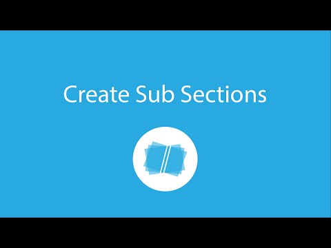 How to Create Sub Sections with Bundledocs