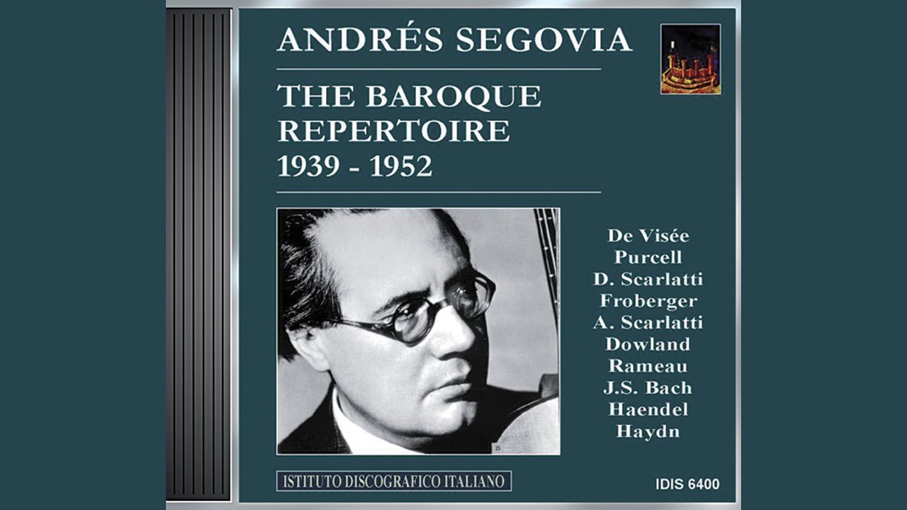 Violin Partita No. 1 in B Minor, BWV 1002: VII. Bourree (arr. A. Segovia)