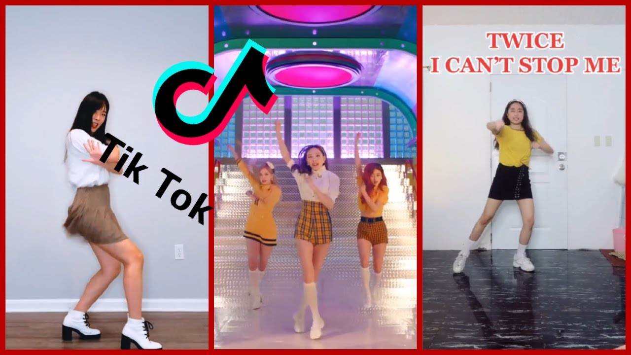 Twice I Can T Stop Me Tik Tok Dance Challenge Compilation Youtube