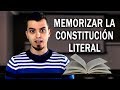 Cómo memorizar  la constitución española de forma fácil para tu OPOSICION
