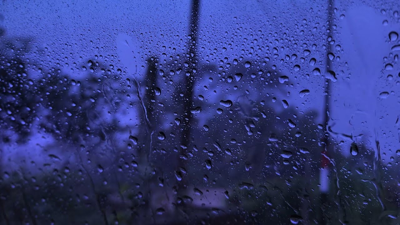 Rain Sounds & Rain On Window with for Deep Sleep 🌩️ Nonstop Relaxing Rain for Sleep & Focus