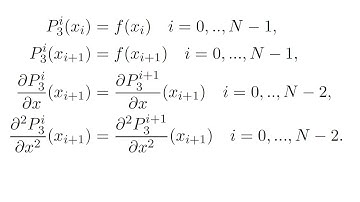 Vídeo T 3.4.  La interpolación por splines cúbicos.