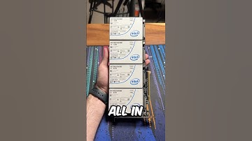 4 U.2 Drives on a PCIe Card