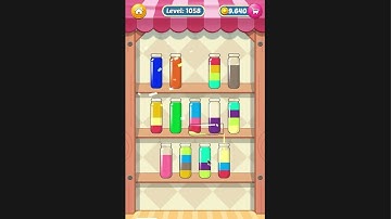 Water Sort Puzzle I Level 1058 I  Facebook I SOLVED