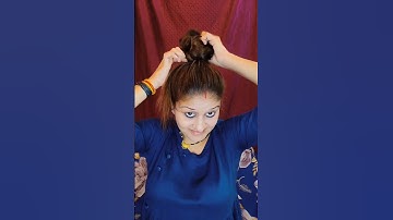 Easy Messy bun #viral #viralvideo #trending #hairstyle #shortvideo #shorts #youtube #subscribe