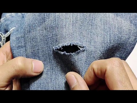 How to amazingly fix holes on your jeans