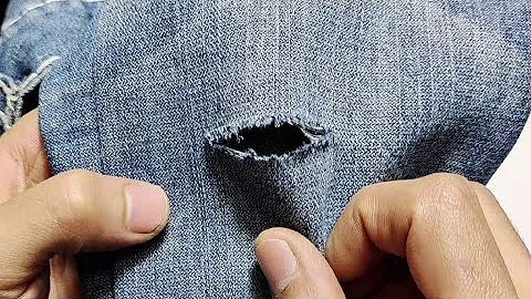 How to amazingly fix holes on your jeans