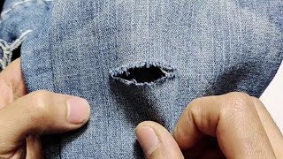 Как замечательно залатать дырки на джинсах
