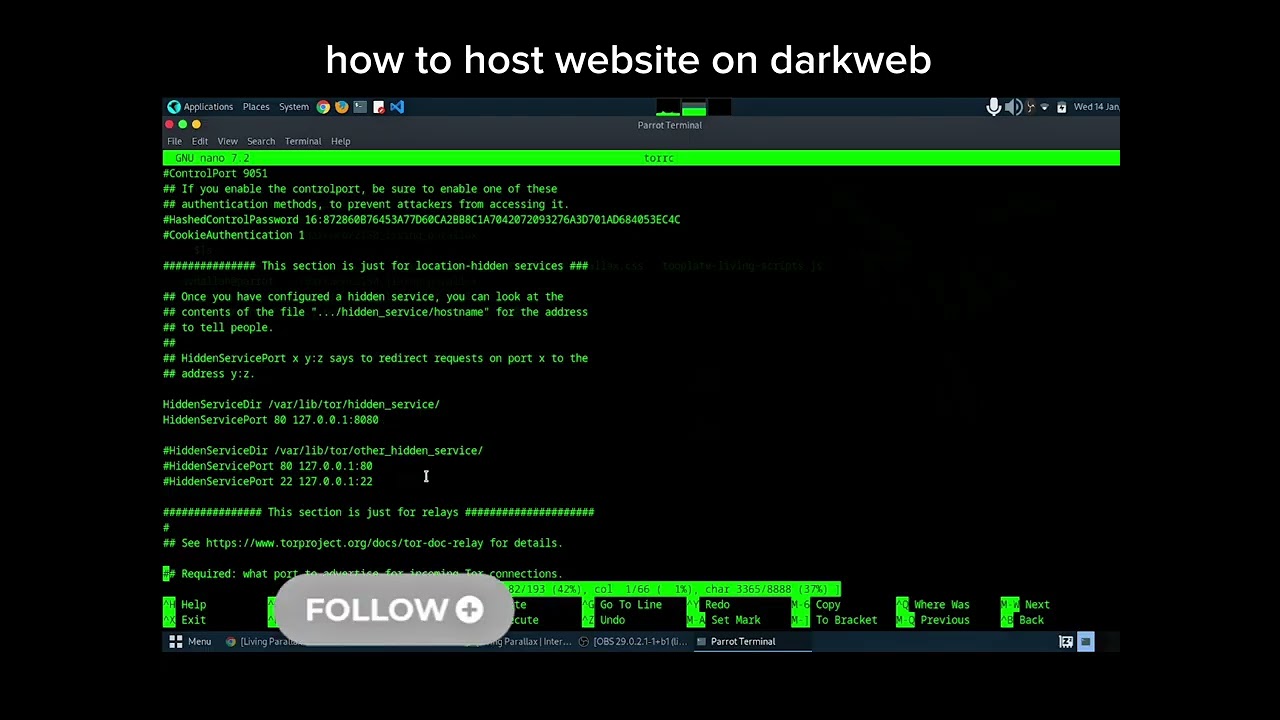 How to host any website on darkweb (hausa).