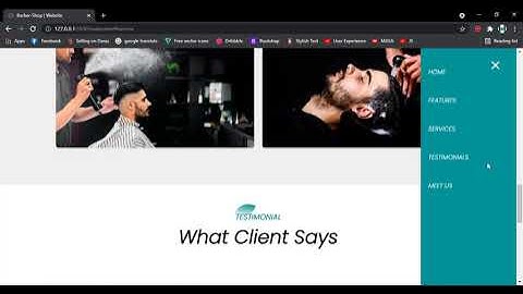 13- Barber-Shop website using HTML, CSS, and JS