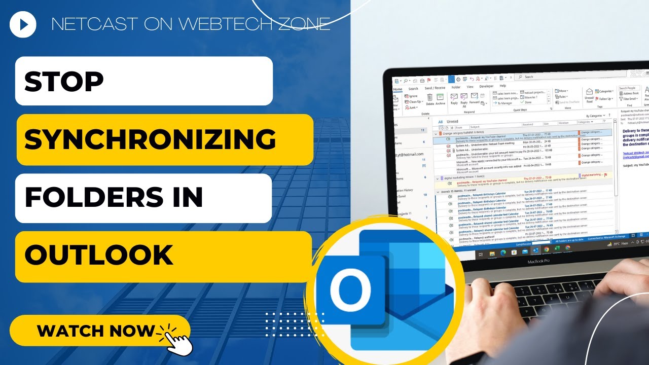 How To Stop Synchronizing Folders In Outlook YouTube