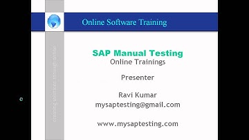 SAP Manual Testing Online Trainings