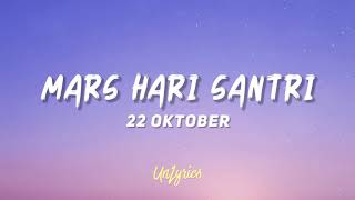 HARI SANTRI - MARS HARI SANTRI NASIONAL (Cover + Lyrics)