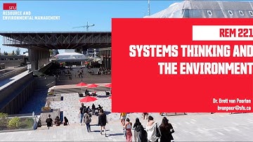 REM221 SYSTEMS THINKING AND THE ENVIRONMENT