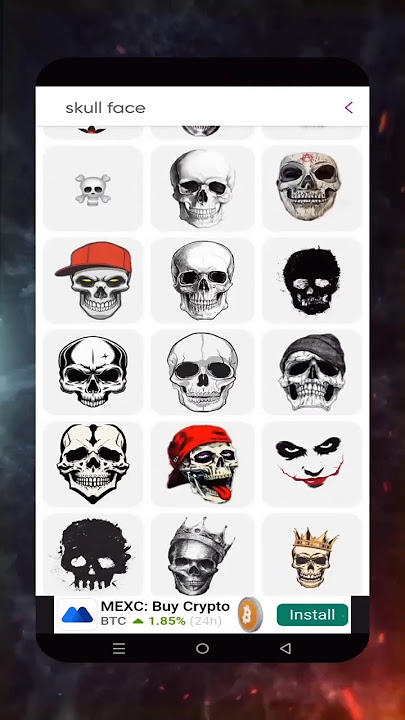 SKULL FACE ☠️😈 Emojis & PNG's Free download #shortsfeed #shorts #short #skulledit #skullfaceedit