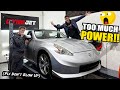 Our Twin Turbo 370z Makes RIDICULOUS Power On The Dyno!