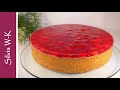 Erdbeerkuchen mit Quark / Käsekuchen mit Erdbeeren