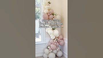 Step-by-Step Beginner Balloon Garland Tutorial | Easy DIY Party Decor ✨