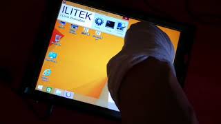 10.4" Capacitive Touch Screen Open Frame Panel PC works with a gloved hand
