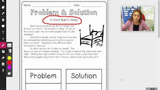 Problem and Solution Text Structure