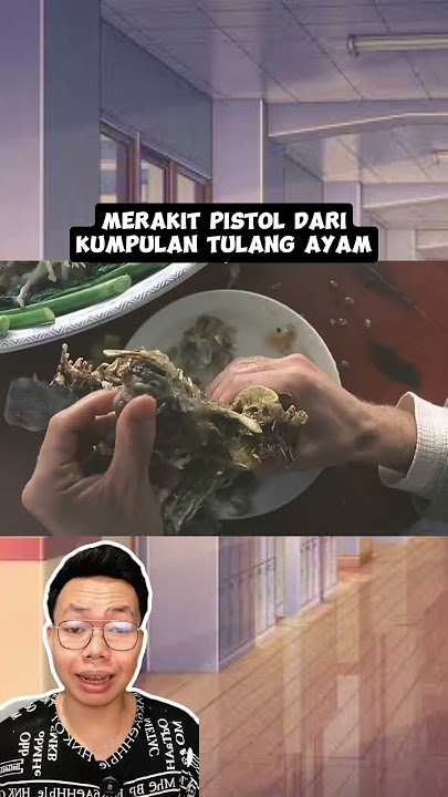 RAKITAN DARI TULANG AYAM JADI PISTOL BENERAN #shorts