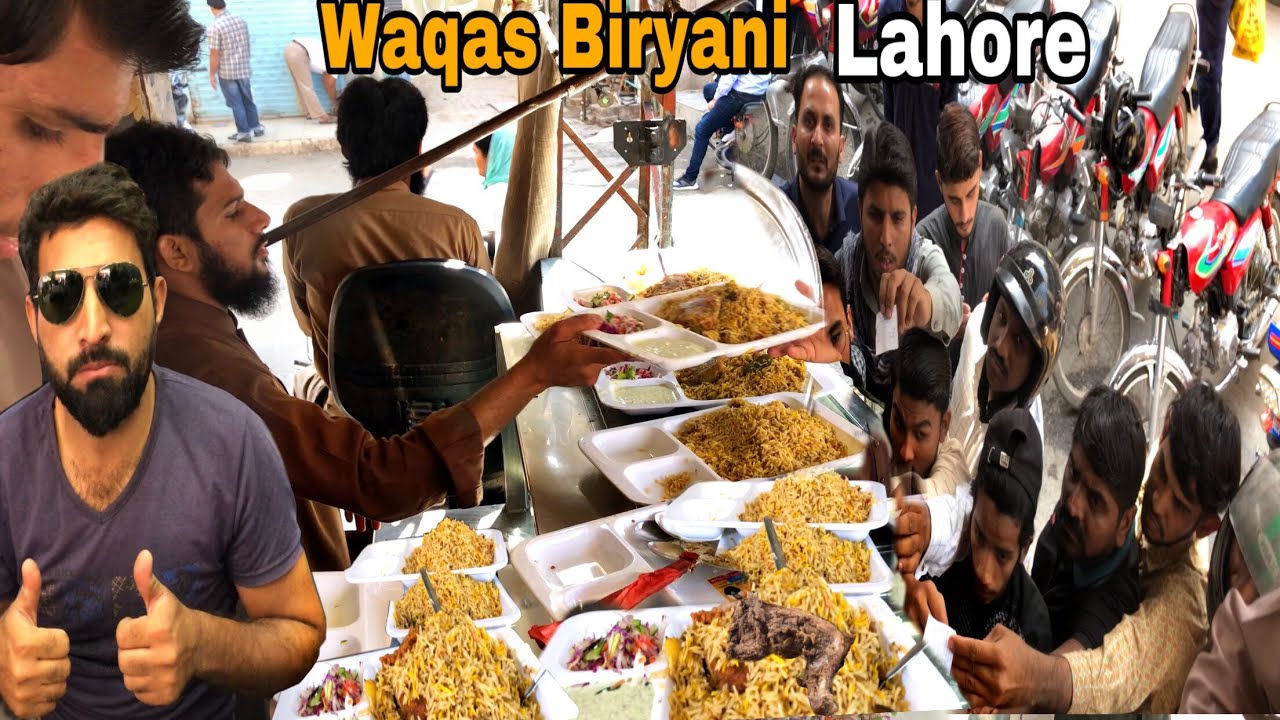 Waqas biryani 😍||world Best Biryani Waqas biryani Lahore Aians street