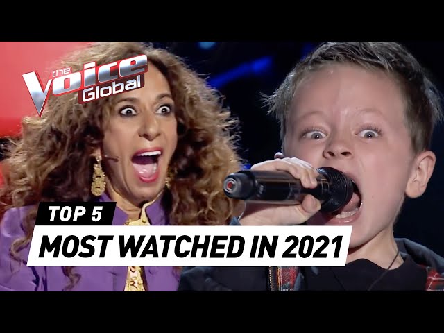 The Voice Kids Spain 2021: MOST TRENDING Blind Auditions 🇪🇸 class=