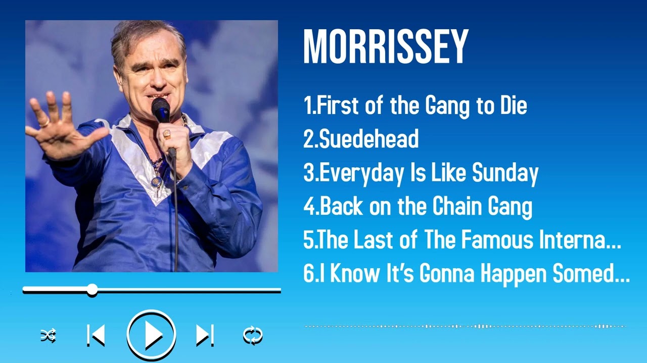 The Ultimate 2025 Collection of Morrissey Enjoy All the Chart