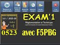 Cours 0523 à la licence radioamateur avec Exam1 - Mercredi 26 novembre 2025 - 16h30