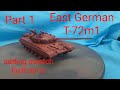 How to modify a Tamiya T-72M1 1/35 East German to make it more realistic (part 1) (video #67)