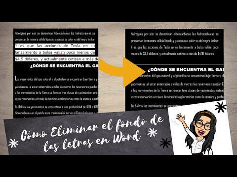 Video: ¿Cómo se deja el texto en blanco?