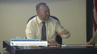 Review of the Comprehensive Planning Committee Timeline/Process: September 22, 2026