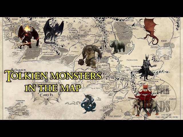 Middle-earth: Complete Map With All Locations And Heroes With